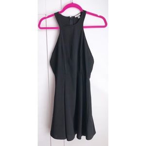 Simple little black mini dress